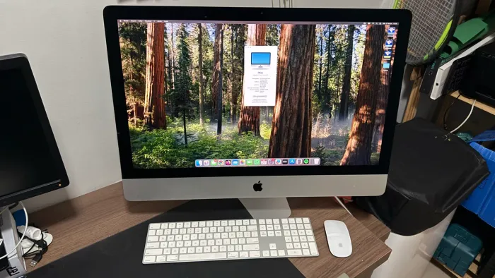 iMac 27 polegadas 5K 2015 32gb RAM e 500gb SSD + 2tb HD, com detalhes