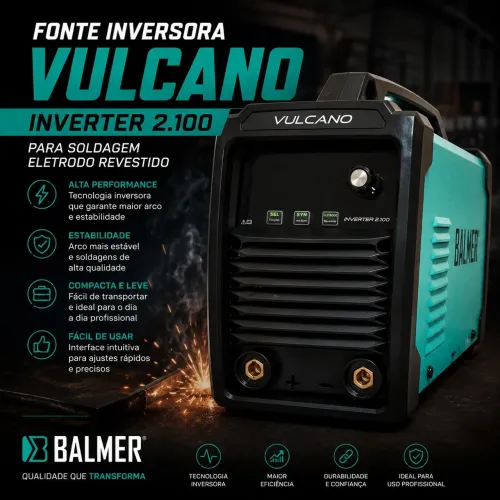 Fonte inversora Vulcano inverter 2.100