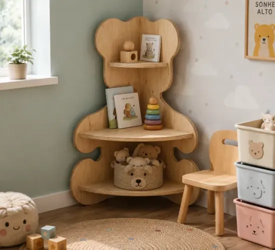 Prateleira decorativa infantil