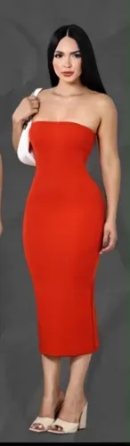 Vestido tubinho vermelho 