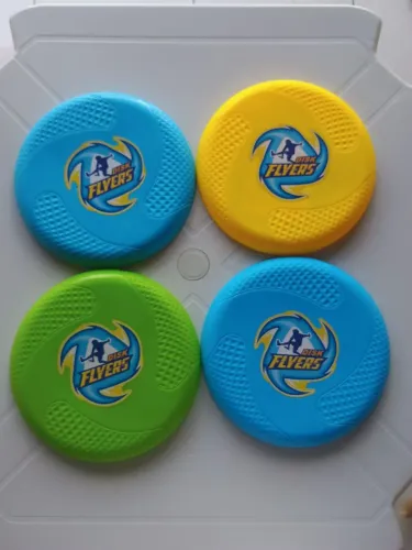 Disco Frisbee Infantil Disk Flyers - Brinquedo para Diversão ao Ar Livre