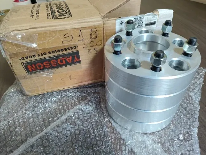 Espaçadores/Alargador para rodas de S10 1998 até 2011, 38mm de largura, Kit com 04 und.