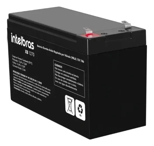 Bateria XB 1270 12V 7Ah Intelbras