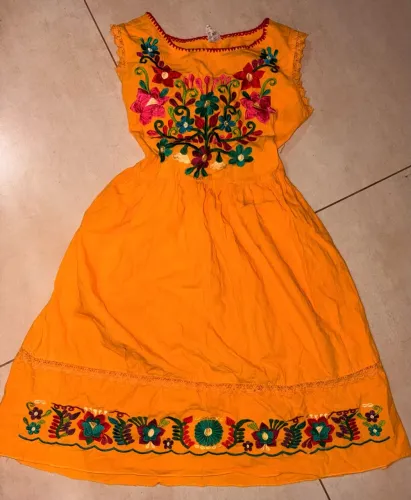 Vestido mexicano tamanho 10