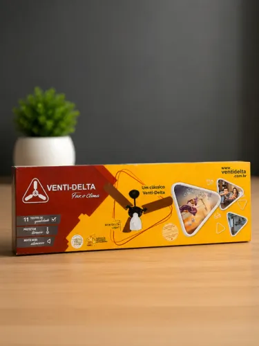Ventilador de Teto Venti-Delta New Delta Light - Novo e Lacrado