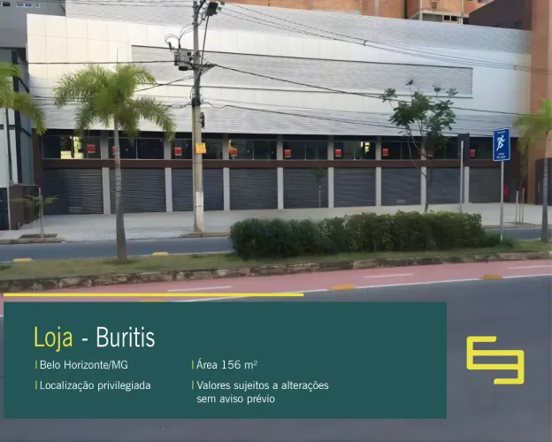 Aluguel de loja no bairro Buritis em BH - Piazza de San Pietro