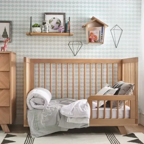 Berço Cama Kaike de Madeira Maciça - Tulipa Baby