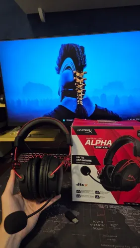 Headset HyperX Cloud Alpha Wireless - Em Perfeitas Condições