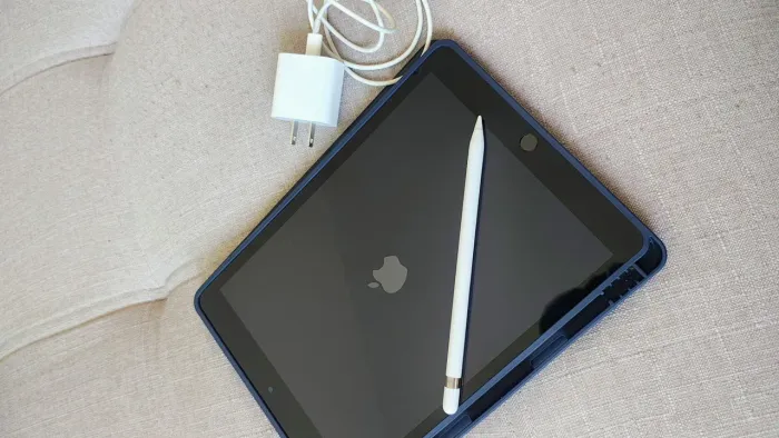 IPad 9 com caneta e Apple pencil