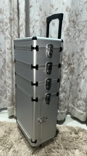 Maleta Profissional 4 andares com Rodinhas 360°