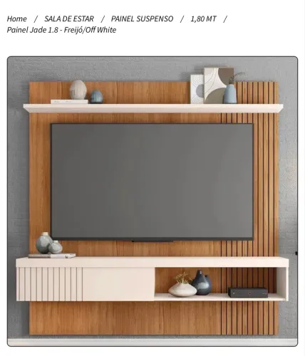 Painel freijó/off white