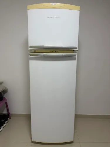 Geladeira brastemp duplex frost free + microondas