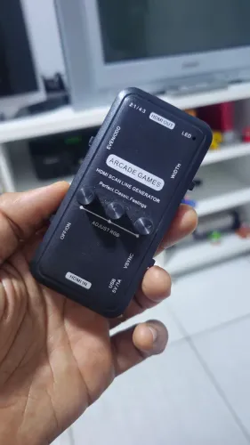 Gerador de Scalines TV Lcd Led para Vídeo games, Blu ray e outros Hdmi