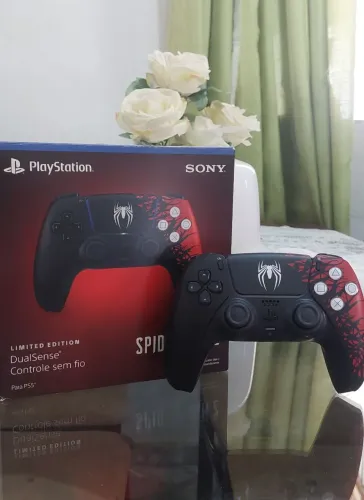 Controle PS5 DualSense Spider-Man 2 Edição Limitada + Hall Effect (Sem Drift)
