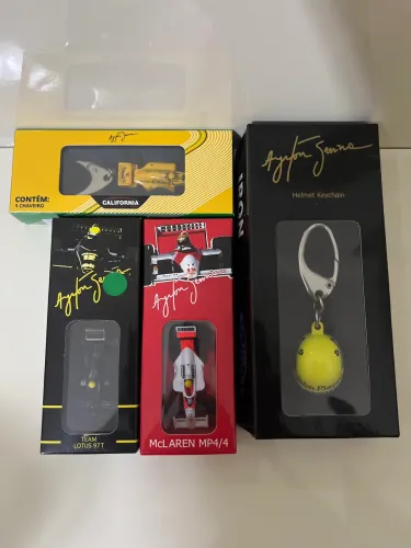 Chaveiros Ayrton Senna Originais Novos