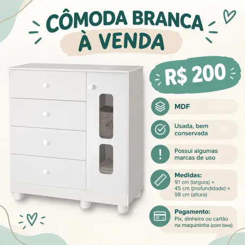 Cômoda a venda