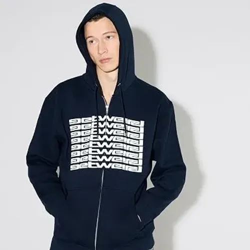 Moletom com capuz e zíper Get Weird unisex - Tamanho GG