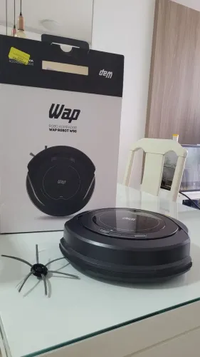 Aspirador Robô Wap W90 aspira e passa pano