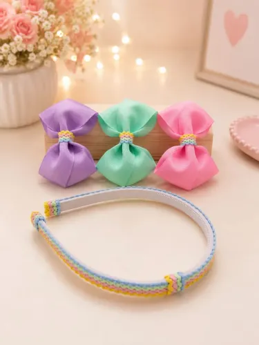 Tiaras xuxinhas parzinhos e kits faixinhas.