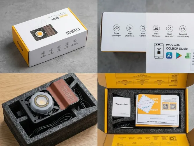 Iluminador Colbor W60R LED light RGB