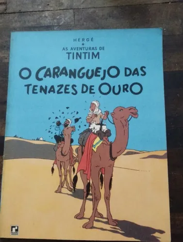 AS AVENTURAS DE TINTIM, O CARANGUEJO DAS TENAZES DE OURO, EDITORA RECORD, SEM RASGOS OU RA