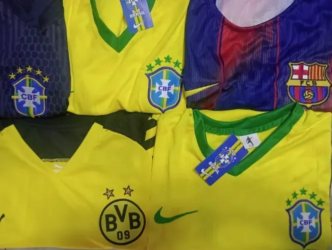 Kit 5 Camisas Times De Futebol