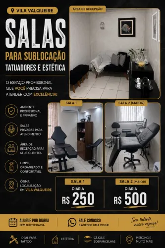 Espaço Profissional para Tattoo e Estética