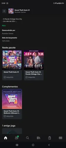 Conta com GTA 6