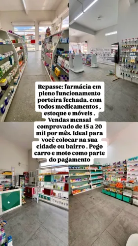 Vendo farmácia completa 