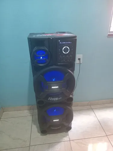 Torre de som amvox 2200w com fio