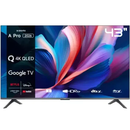 Smart TV QLED Xiaomi 43" A Pro (2026) L43MB-APPH 4K Ultra HD