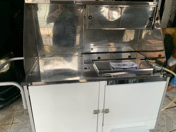 Carrinho de lanche e hot dog novo 