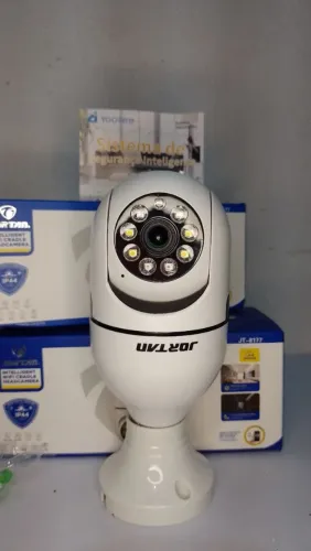 Câmera Lâmpada 360° Jortan Original Yoosee - Apenas Wi-Fi 2.4GHz (Infravermelho/Luz)