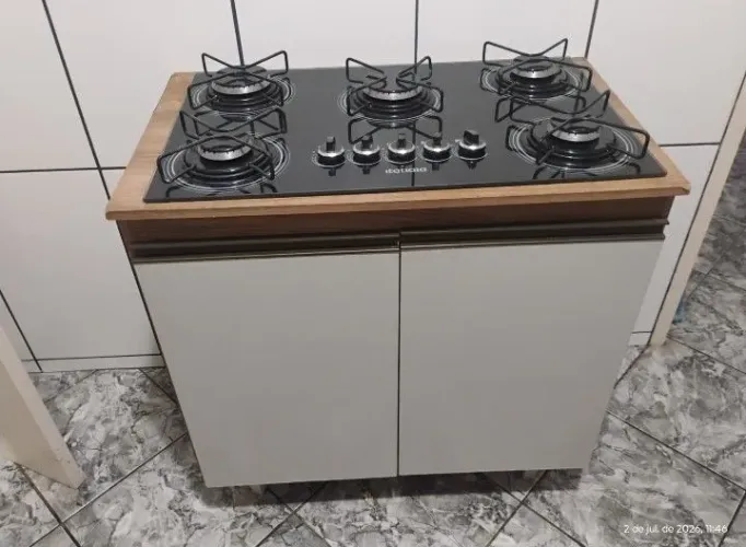 Fogão Cooktop com balcão