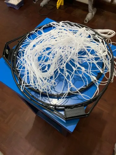 4 cesta de basquete com rede