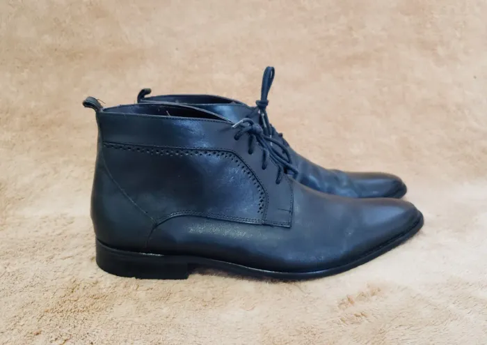 Sapato Bota Milano 100% Couro Lindo Perfeito Estado Desapego Oportunidade
