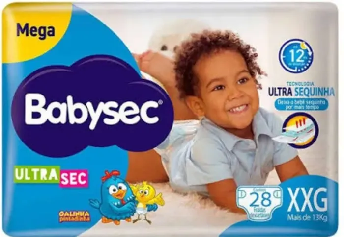 Fralda descartável infantil