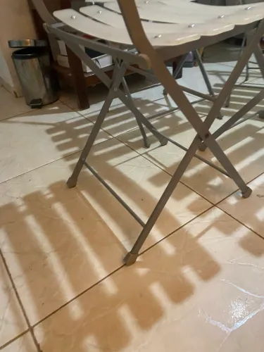 Cadeira dobrável Tok stok conjunto 4