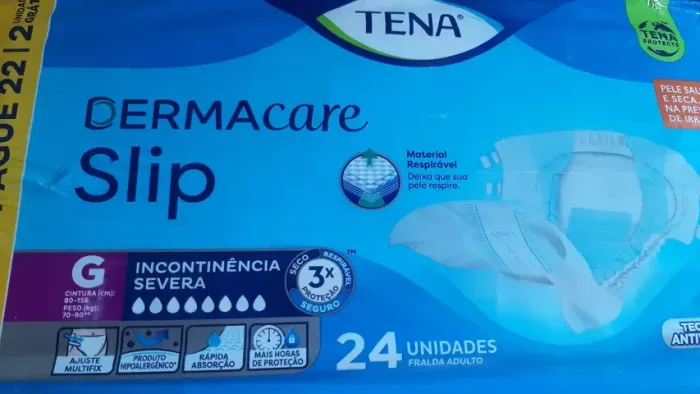 Fralda adulto G Slip Dermacare com 24