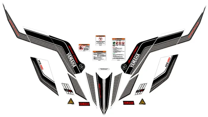 KIT GRAFICO ADESIVO YFZ 450 SPECIAL EDITION