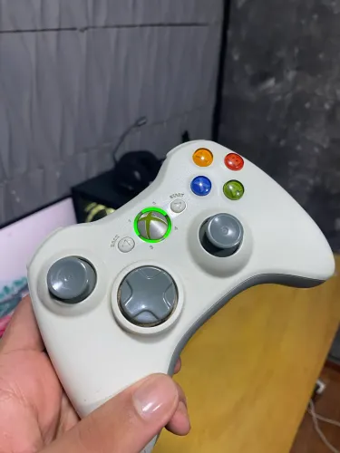 Controle branco original Xbox 360