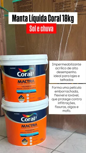 Manta Líquida coral 18kg