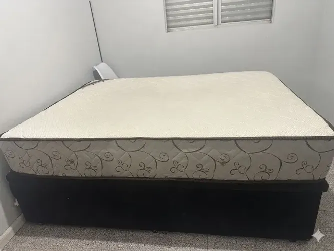 Cama Box Baú e Colchão Ortobom