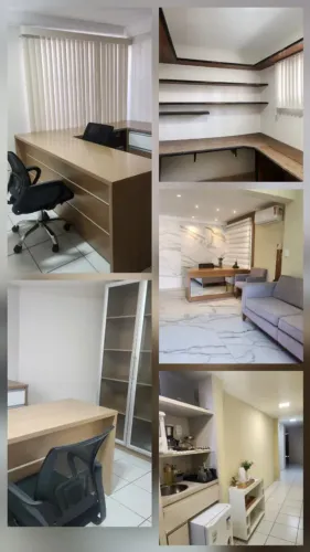 SALA ESCRITÓRIO MOBILIADA