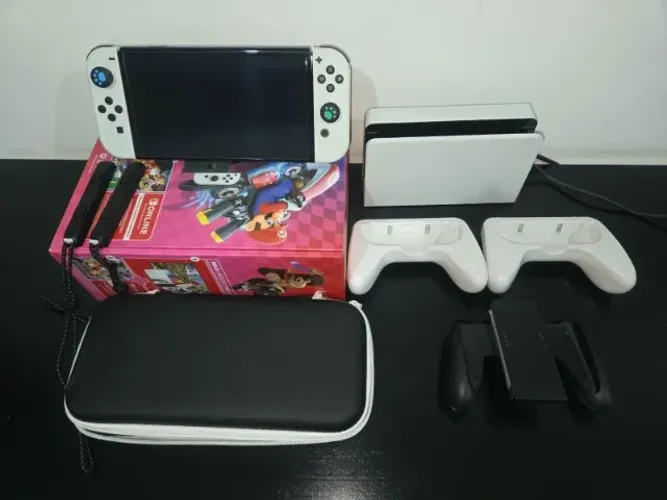 Nintendo Switch 1 OLED Branco - 64GB