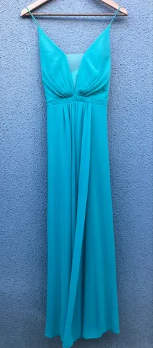 Vestido Festa Bi Bian Verde Tiffany 