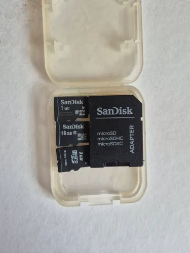 MINI SD 1GB E 16G + ADAPTADOR