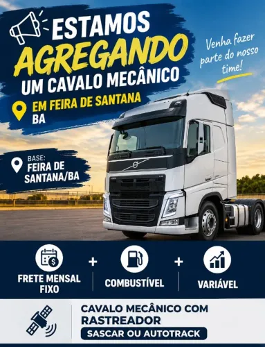 Agregamos Cavalo mecânico em Feira de Santana-BA