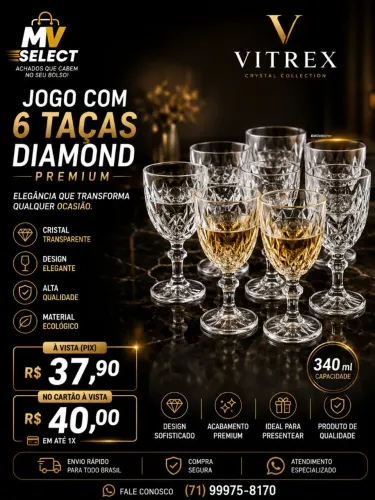 Conjunto de taça 
