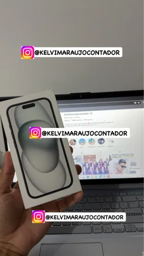 Iphone 15-128GB (Lacrado, Nota e 1 Ano de garantia)